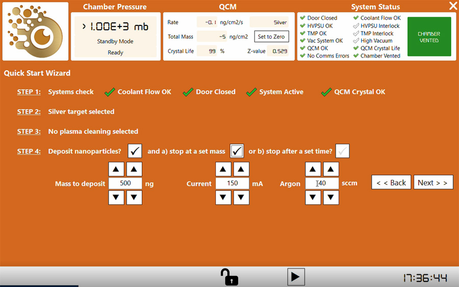 NL50 Control Panel