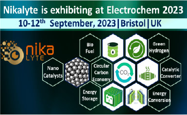 Nikalyte is exhibiting at Electrochem 2023