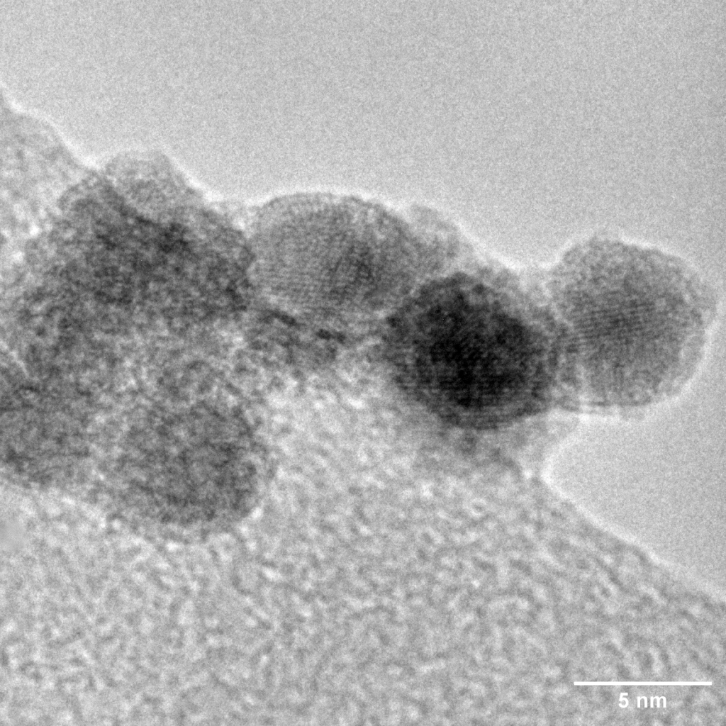 NiFeCoMoAl HEA nanoparticle catalyst